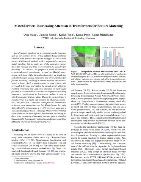 [2203.09645] MatchFormer: Interleaving Attention in .